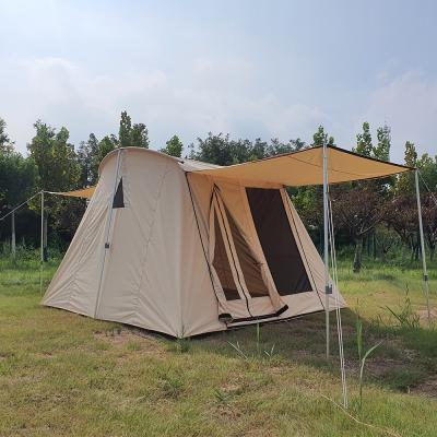 China Extended Type Ready To Board Khaki Spring Tent For Outdoor Camping SST-01 for sale