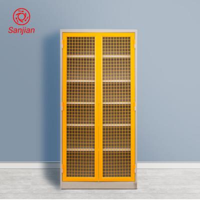 China New Modern Style Design Mesh Swing Doors School Office Wire Mesh File Cabinet Metal Storage Steel Filing Cabinet China Supplier for sale