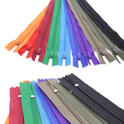 China Other Hot Sales Nylon Coil Zippers Suitable For Clothing (20 Colors) 5Pcs 7.5-60Cm (3Inch-24 Inch) for sale