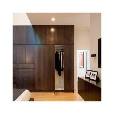 China (Size) CBDMART Adjustable Wardrobe Modern Design Customized Double Door Wardrobe Design Bedroom Furniture UV Wardrobe for sale