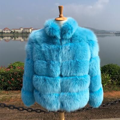 China 2021 Winter Women's Anti-Wrinkle Good Quality Skin Customized Fox Fur Coat Lady Over Size Silver Fox Fur Coat Fox Fur Coat for sale