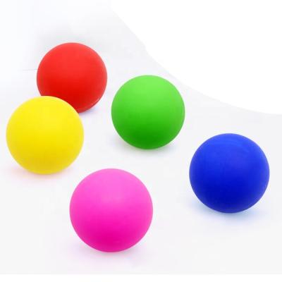 China High Density Silicone Lacrosse Ball Single Silicone Massage Ball Silica Gel Ball for sale