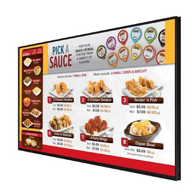 China Indoor HD Android Display Wall Mount TV Digital Player Indoor Signage Kiosk For Store for sale