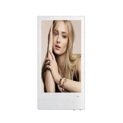 China Indoor Wall Mounted Double Advertising Screens 21.5+11.6 inch elavators LCD Android Elevator Digital Signage Display for sale