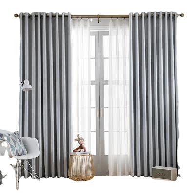 China Blackout 100% Polyester Woven Teal Blackout Beautiful And UV Elegant Window Curtains For Home Hotel for sale