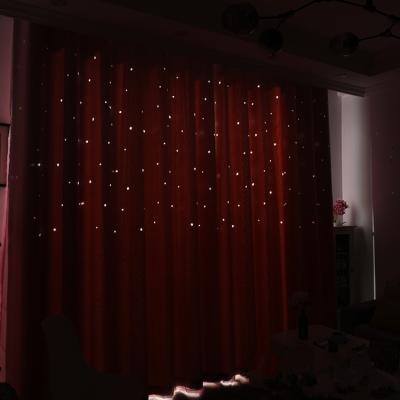 China Cheap Black 100% Polyester Blackout Blackout Curtain 2 Panel Roll Fabric Blackout Curtain For Living Room for sale