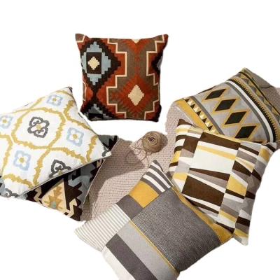 China Anti-Pull Boho Moroccan Embroidered Home Decorative Cushion Cover For Sofa for sale