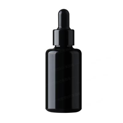 China 30ml Cosmetic Violet Cosmetic Dropper Bottles for sale