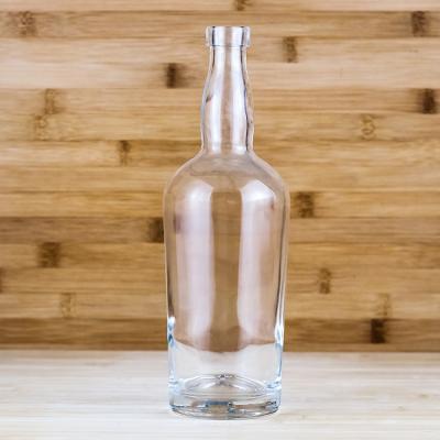 China 750ml Glass Beverage Bottles For Rum / Rum Bottle 750ml for sale