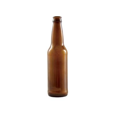 China 12oz Stubby Amber Glass Beer Bottle for sale