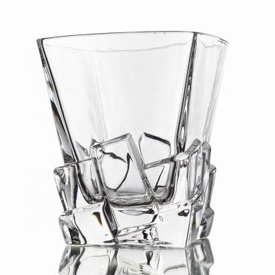 China High quality crystal glass whiskey ice cream cup 280ml ice cream whiskey glass/whiskey ice cream glass mug for sale