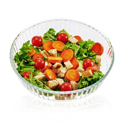 China 1600ml-4000ml Oven Safe Microwave Safe Viable Glass Baking Dish Glass Dish for sale