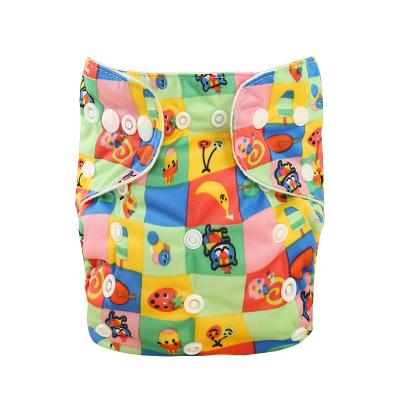 China Amazon Hot Selling Cloth Printed Waterproof Cloth Diapers Reusable for sale