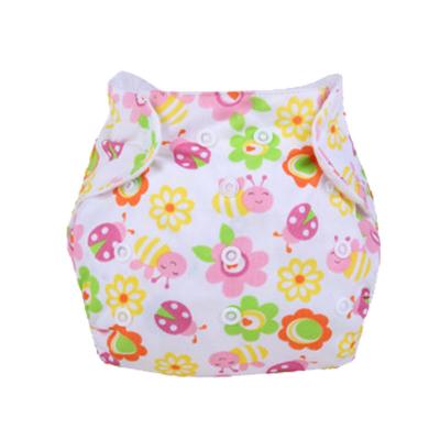 China Wholesale Customized Printed Aio Mesh Style Printing Cloth Nappies Waterproof Reusable Baby Diaper for sale