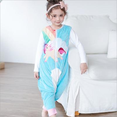 China Breathable Wholesale Flannel Zipper Leg Sleeveless Newborn Sleeping Bag for sale