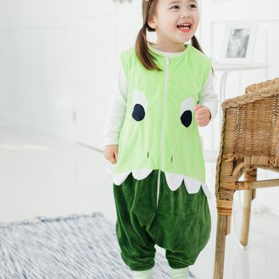 China Breathable Custom Zipper Embroidered OEM Breathable Kids Clothing Baby Summer Sleeping Bag for sale