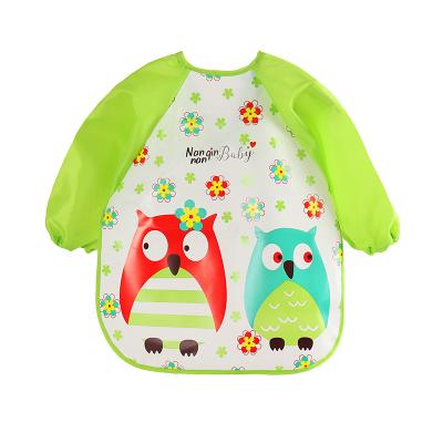 China Wholesale Waterproof Antibacterial Logo Polyester Kids Beard Bib Apron for sale