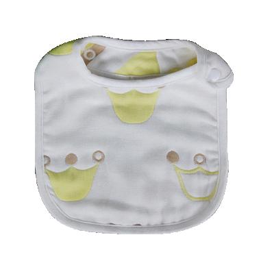 China Washable Custom Newborn Baby Training Bib Muslin Teether Drool Feeding Breathe Cotton for sale