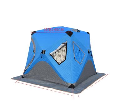 China Camouflage/Field Game Winter Fishing Tents For Outdoor Camping Plus Thickening Cotton To Keep Warm Free To Build Ice Fishing Huts for sale