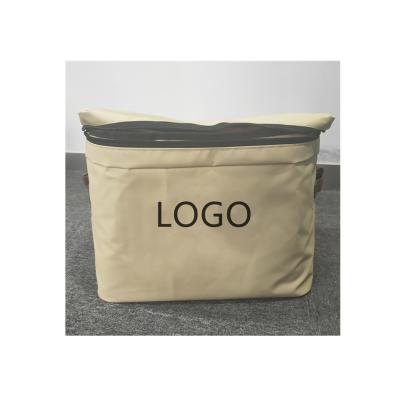 China Waterproof Custom Reusable Food Delivery Cooler Tote Bag For Picnic Insulated Cooler Lunch Bags Beach Travel PVC Camp Cooler Box for sale