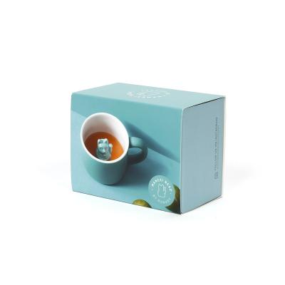 China Recyclable Coffee Tin Box Coffee Cup Packaging Box With Logo Custom Cardboard Paper Telescope Boxes Recyclable Corrugated Paper Package for sale