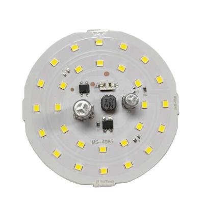 China Led Bulb Light Accessories PCB AC 220v 2835 Smd E27 B22 12w 15w 18w 24W DOB Led Bulb Module PCB 74.85MM for sale