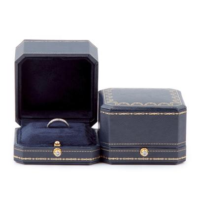 China Custom PU PLASTIC Leather Box For Jewelry Necklace Ring Earring Bracelet Gift Box For Wedding for sale