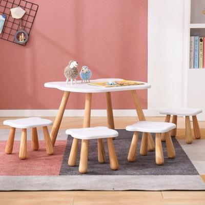 China Modern Children's Desk and Chair Set Kindergarten Play Desk and Chair Baby Study Table for sale