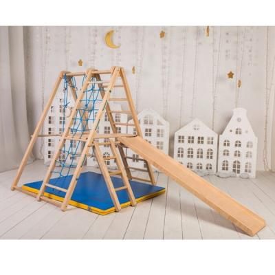 China Wooden Playground Equipment Kids Jungle Gym Indoor Jungle Gym for sale