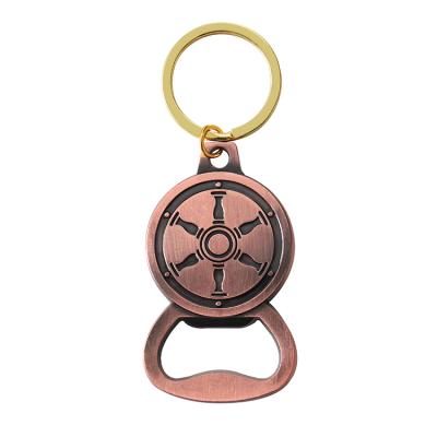 China Custom Souvenir Amazon Success 2021 Metal Key Chain Bottle Opener Zinc Alloy Keychain for sale