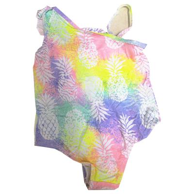 China 2022 New Design One Shoulder Breathable Children Swimming Wear High Quality Little Girl One Piece Swimwear Kids Swimwear for sale