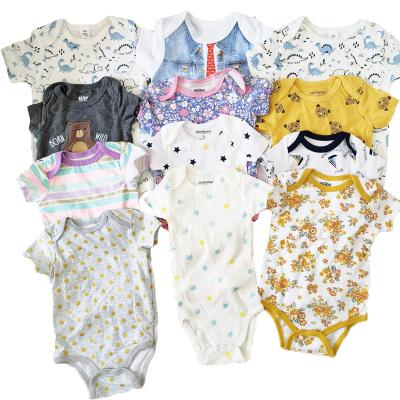 China High Quality Breathable Baby Onesie Baby Romper Set Baby Newborn Clothes Short Sleeve Jumpsuit Set for sale