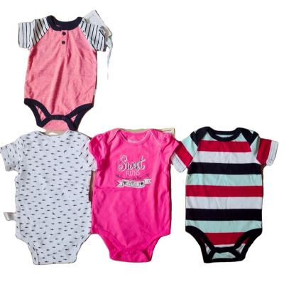 China Breathable Factory Directly Selling One-Piece Fashion Infant Sleeveless Color Matching Baby Plaid Summer Cotton Rompers for sale