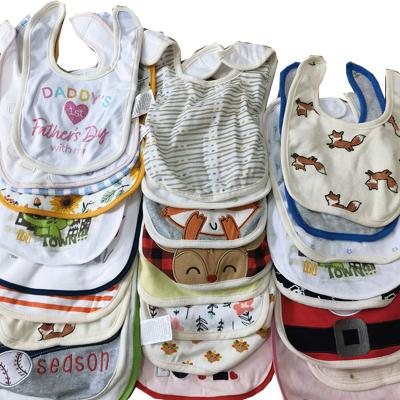 China Antibacterial Newborn Toddler Boys Infant Girls Printed Cute Animals Newborn Baby Bib Maker for sale