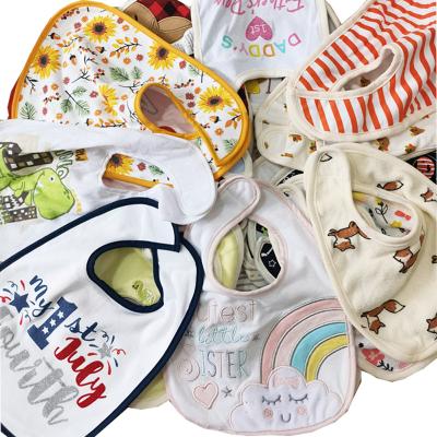 China High Quality Antibacterial Waterproof Drool Antibacterial Waterproof Infant Boy Cotton Girls Bandana Baby Organic Animal Bibs for sale