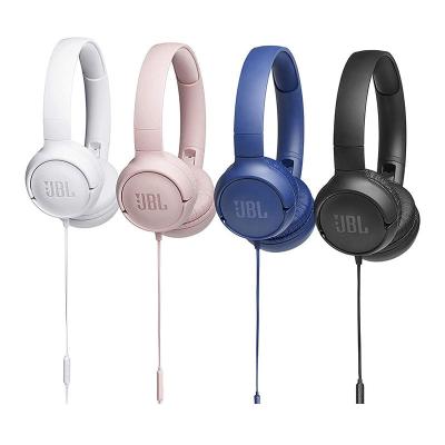 China Sustainable Original Jbl T500 Wireless Bluetooth Headphone Tune t500 Deep Bass Sport Running Earphones Handsfree Mic Foldable Headset for sale