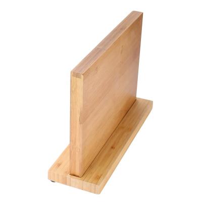 China Viable Manufacturers Wholesale Bamboo Double Sided Strong Magnetic Multifunctional Tool Rest For Kitchen for sale