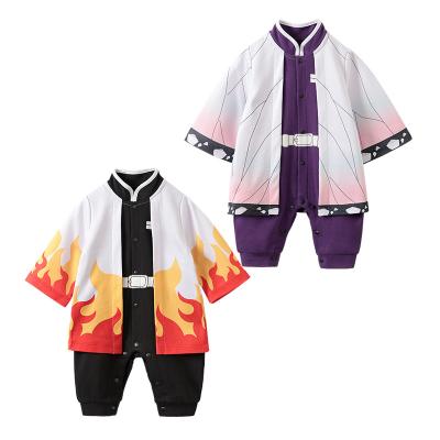 China 100% Newborn Baby Boys Overalls Toddler Boys Girls Romper Baby Boy Clothes New Cartoon Style Cotton Anime Baby Clothes for sale