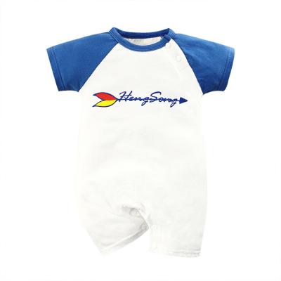 China 2022 Summer OEM wholesale onesie washable breathable hot baby grow up kids 100% cotton jumpsuit romper T-shirt for kids for sale