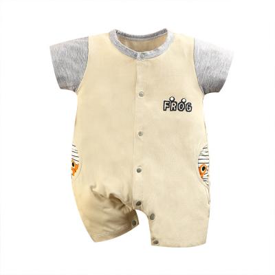 China High Quality Eco-Friendly Washable Breathable Newborn Girl Rompers Newborn Baby Kids Romper Cotton Romper Summer Cartoon Cute Babies for sale