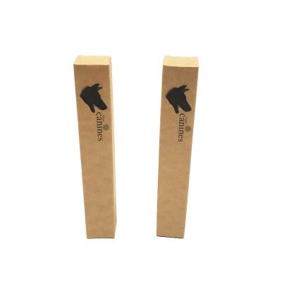 China Recyclable Customized Toothbrush Box Kraft Paper Recycled Paper Small Paper Box for sale