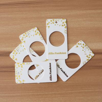 China Logo Hang Tag Paper Packaging Card Customized Viable for sale