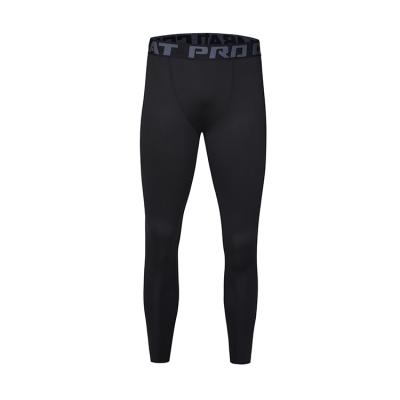 China Factory Direct Men's Fitness Gym Supplex Tight Pants Running Slim Sports QUICK DRY Fit for sale