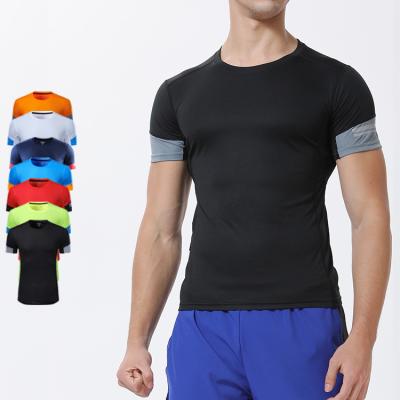 China High Quality Round Soft Thermal Muscle Training Couples Transfer Neck Jogging Men's T-Shirt for sale