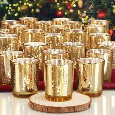 China Home Decoration Star Glass Plated Hollow Soy Wax Home Decoration Aromatherapy Candle Wedding Gift for sale