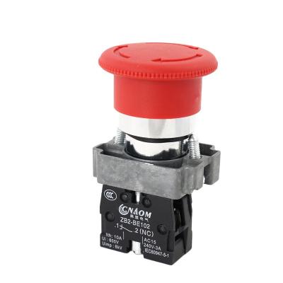 China ABS Wholesale Low Price Safety Performance Emergency Stop Button High Key Switch for sale