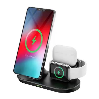 China New Cell Phone Design 3 in 1 Magnetic Folding Wireless Charger for Mobile for sale