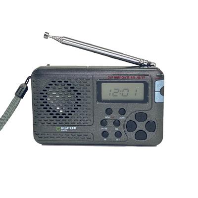 China AM FM PORTABLE Handheld Radio with Key DC Jack 3 x DAC Key Lock Digital Sleep Timer Alarm Backlight Shortwave Radio Battery Operated for sale