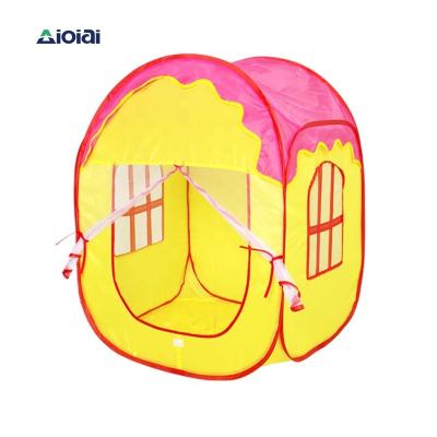 China Portable Foldable Sports Toy Aioiai Children Outdoor Indoor Cloth Game House Tent Toys For Children for sale