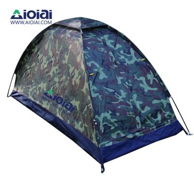 China Outdoor Camping Waterproof Folding Snow Field Nail 1 Person Mosquito Net Camouflage Bed Tent for sale